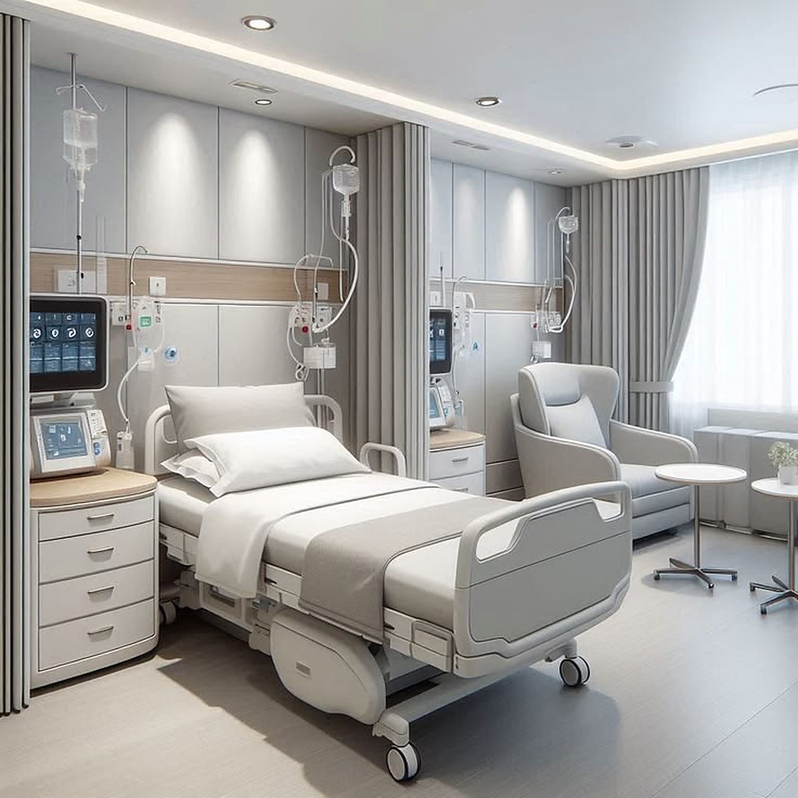 Biafra Hospital critical care room